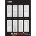 Двері міжкімнатні AZORA DOORS - UNO-6GF (зі склом та декором МДФ) Двері міжкімнатні AZORA DOORS - UNO-6GF (зі склом та декором МДФ)