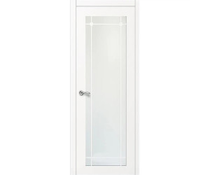 Двері міжкімнатні AZORA DOORS - UNO-6GR (зі склом та решіткою)