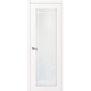 Двері міжкімнатні AZORA DOORS - UNO-6GR (зі склом та решіткою)