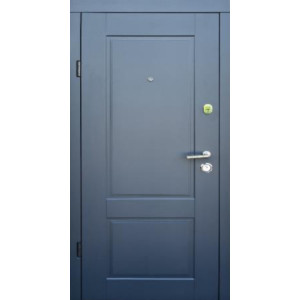 Вхідні Двері Еталон Соната антрацит/біле дерево Qdoors