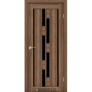 Межкомнатные двери KORFAD VENECIA DELUXE VND 05 грей стекло черное