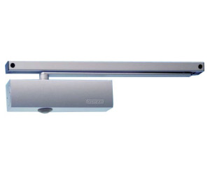 Дотягувач GEZE, TS 3000 VBC, hold-open зі слайдовою тягою, срібло MODUS