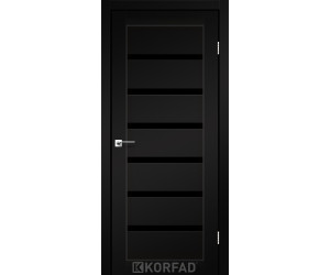 Межкомнатные двери KORFAD Porto Deluxe PD-01 SYPER PET черный