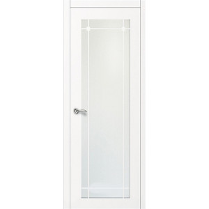 Межкомнатная дверь AZORA DOORS - UNO-6GR (cо стеклом и решеткой)