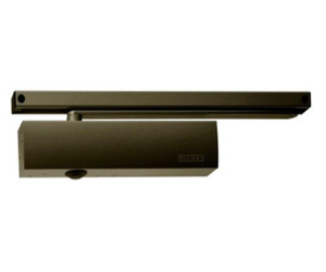 Дотягувач GEZE, TS 5000, hold open зі слайдовою тягою, коричневий MODUS