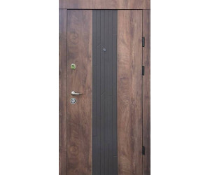Вхідні Двері Люксор спил дерева кон'ячний Qdoors