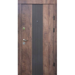 Вхідні Двері Люксор спил дерева кон'ячний Qdoors