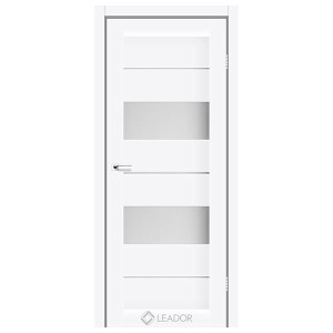 Межкомнатные двери Leador Canneli (белый матовый)