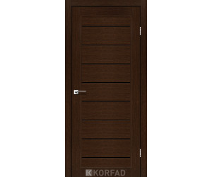 Межкомнатные двери KORFAD PIANO DELUXE PND-01 венге черное стекло