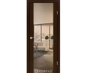 Межкомнатные двери KORFAD SANREMO SR-01венге ЗЕРКАЛО