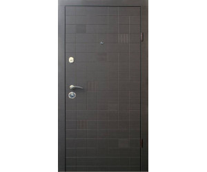 Вхідні Двері Еталон Каскад-Гладь венге сірий горизонт Термопал Qdoors