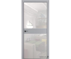 Двері модель 805 Сірі (планілак білий)
