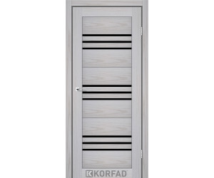 Межкомнатные двери KORFAD FLORENCE FL-05 серая мадрина BLK , 22 цвета