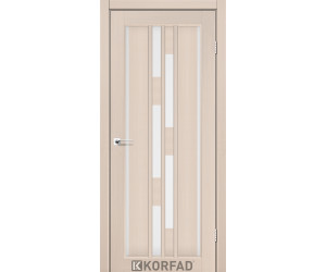 Межкомнатные двери KORFAD VENECIA DELUXE VND 05 дуб беленый стекло сатин