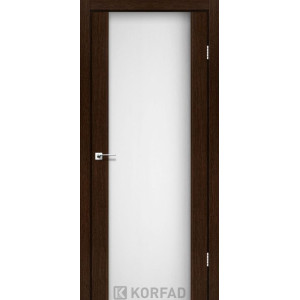 Межкомнатные двери KORFAD SANREMO SR-01венге белое стекло