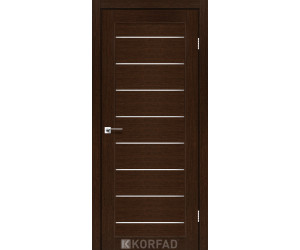 Межкомнатные двери KORFAD PIANO DELUXE PND-01 венге стекло сатин