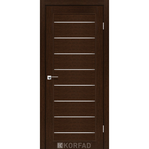 Межкомнатные двери KORFAD PIANO DELUXE PND-01 венге стекло сатин Межкомнатные двери KORFAD PIANO DELUXE PND-01 венге стекло сатин