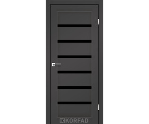 Межкомнатные двери KORFAD Porto Deluxe PD-01 SYPER PET антрацит