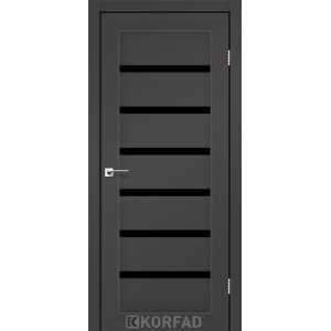 Межкомнатные двери KORFAD Porto Deluxe PD-01 SYPER PET антрацит