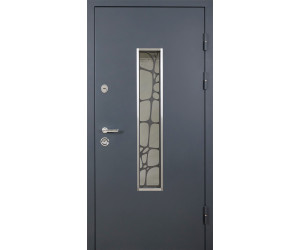 Вхідні двері модель Solid Glass комплектація Defender ABWEHR (408)