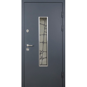 Вхідні двері модель Solid Glass комплектація Defender ABWEHR (408)