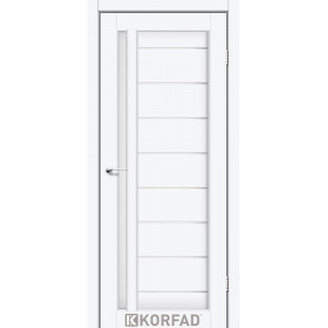 Межкомнатные двери KORFAD VENECIA DELUXE VND 02 белый ясень стекло сатин