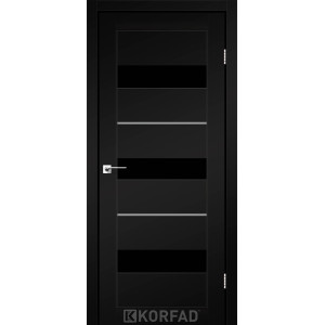 Межкомнатные двери KORFAD Porto Deluxe PD-12 SYPER PET черный