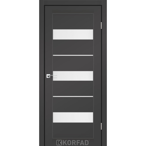 Межкомнатные двери KORFAD Porto PR-12 SYPER PET антрацит Межкомнатные двери KORFAD Porto PR-12 SYPER PET антрацит