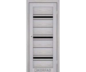 Межкомнатные двери KORFAD FLORENCE FL-02 серая мадрина BLK , 22 цвета