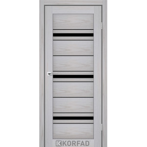 Межкомнатные двери KORFAD FLORENCE FL-02 серая мадрина BLK , 22 цвета