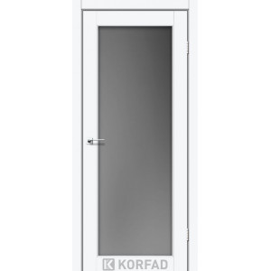Межкомнатные двери KORFAD SANVITO SV-01 ясень белый стекло сатин