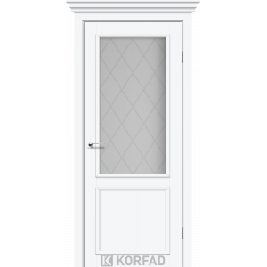 Межкомнатные двери KORFAD CLASSICO CL-02 со штапиком белый перламутр
