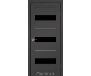 Межкомнатные двери KORFAD Porto Deluxe PD-12 SYPER PET антрацит