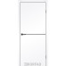 Межкомнатные двери KORFAD DLP-01 Super PET белый мат + декор чорный Межкомнатные двери KORFAD DLP-01 Super PET белый мат + декор чорный