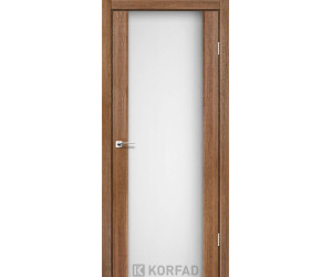 Межкомнатные двери KORFAD SANREMO SR-01 дуб браш белое стекло