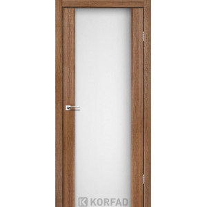 Межкомнатные двери KORFAD SANREMO SR-01 дуб браш белое стекло