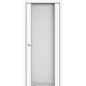 Межкомнатные двери KORFAD SANREMO SR-01 ясень белый белое стекло