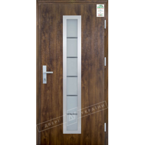 МОДЕЛЬ №1 Серія: GRAND HOUSE 73 mm захисна ручка на планці