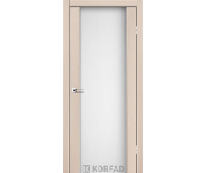 Межкомнатные двери KORFAD SANREMO SR-01 дуб беленый стекло белое