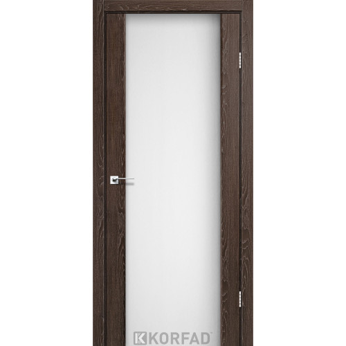 Межкомнатные двери KORFAD SANREMO SR-01 дуб марсала белое стекло Межкомнатные двери KORFAD SANREMO SR-01 дуб марсала белое стекло