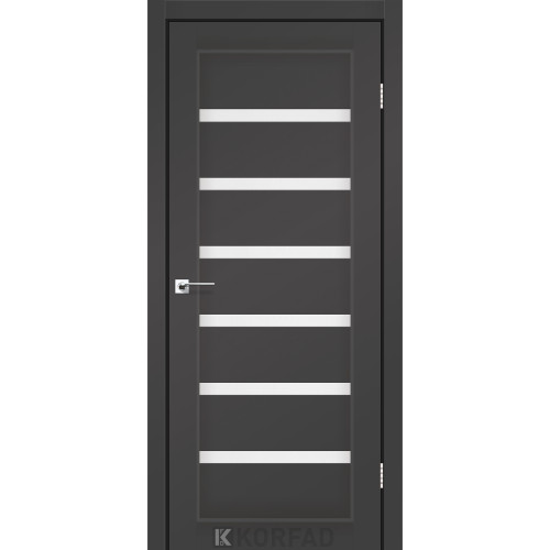 Межкомнатные двери KORFAD Porto PR-01 SYPER PET антрацит Межкомнатные двери KORFAD Porto PR-01 SYPER PET антрацит