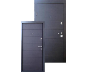 Вхідні Двері Преміум Горизонталь венге темний горизонталь Qdoors