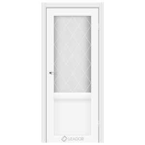 Межкомнатные двери Leador Laura LR-01 (белый матовый)