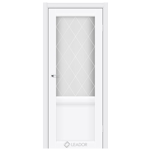 Межкомнатные двери Leador Laura LR-01 (белый матовый) Межкомнатные двери Leador Laura LR-01 (белый матовый)