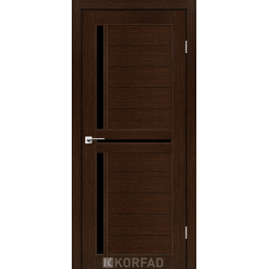 Межкомнатные двери KORFAD SCALEA SC-04 венге черное стекло