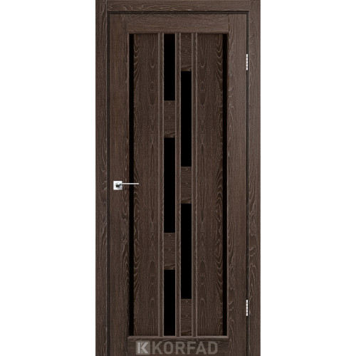 Межкомнатные двери KORFAD VENECIA DELUXE VND 05 дуб марсала черное стекло Межкомнатные двери KORFAD VENECIA DELUXE VND 05 дуб марсала черное стекло