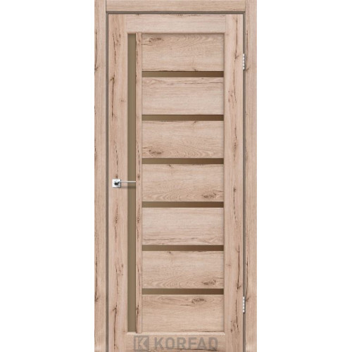 Межкомнатные двери KORFAD VALENTINO DELUXE VLD-01 дуб тобакко стекло бронза Межкомнатные двери KORFAD VALENTINO DELUXE VLD-01 дуб тобакко стекло бронза