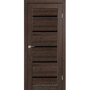 Межкомнатные двери KORFAD Porto PR-02 черное стекло
