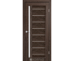 Межкомнатные двери KORFAD VENECIA DELUXE VND 02 дуб марсала стекло сатин