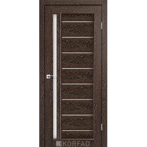 Межкомнатные двери KORFAD VENECIA DELUXE VND 02 дуб марсала стекло сатин